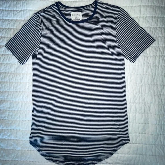 BUNDLE 6 Basic Striped Tees (S/M) Pacsun/On the Byas - Picture 8 of 13